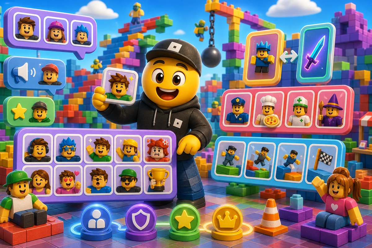 Roblox Community Emoji Pack Ideas illustration